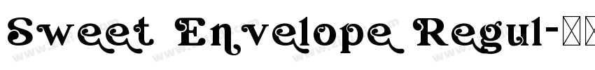 Sweet Envelope Regul字体转换